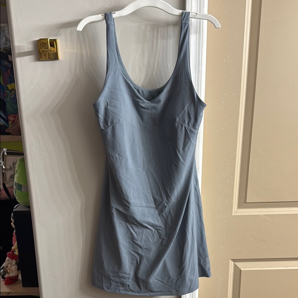 Denim colored Sleeveless Lululemon peloton tennis dress size 8